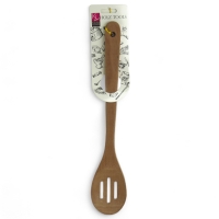 Kaya Home Holz Tools Suppenlöffel mit 3 Schlitzen
