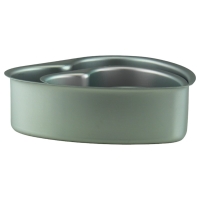 Kuchenform Set 3 Teilig Herzform aus Aluminium