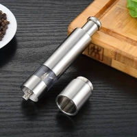 EdelstahlPfeffermühle MG600A Manuelle Salz und...