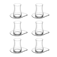 Teeglas Unterteller Eva 12er Set 460ml Lav