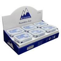 Weissberg ClipSeal GlasbehälterSet mit Deckel 350ml Set