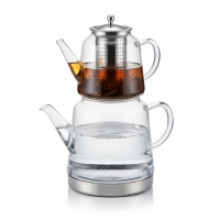 Weissberg Türkische Teekanne Glas Induktionsgeeignet...