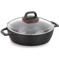 Korkmaz Gusto Alu Low Casserole 24x65cm25l Tencere A1364