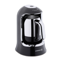 Türkische Kaffeemaschine Korkmaz Kahvekolik Mokkamaschine Schwarz Chrom A86007