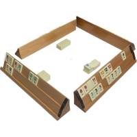 Eser Rummy Set Okey Spiel Holz mit Melamin Steine Okey...