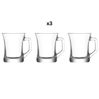Teeglas Unterteller Zen 3er Set 225ml Lav