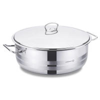 Korkmaz Kochtopf aus Edelstahl Tencere Mega 10l 32x13cm...