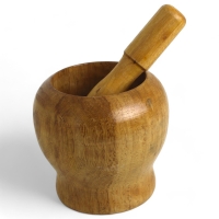 Kaya Home Holz Tools Mörser mit Knüppel im Netz...