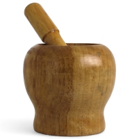 Kaya Home Holz Tools Mörser mit Knüppel im Netz...