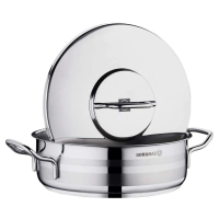 Kochtopf Edelstahl Korkmaz Astra 24 Cm Induktion Poliertes Edelstahl