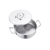 Kochtopf Edelstahl Korkmaz Astra 26 Cm Induktion Poliertes Edelstahl