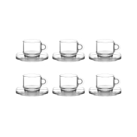 Glastassen mit Henkel Cozy 12er Set 225ml Lav