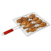 Grillkorb Edelstahl Grillgitter Grillzubehoer mit...