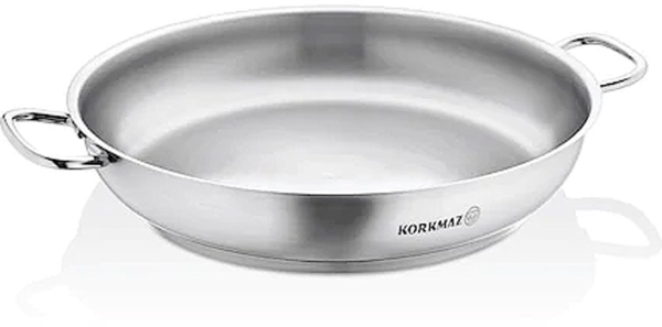 Korkmaz Proline Paella Pfanne verschieden Größen Induktion geeignet Omlet Sahan Omelett Bratpfanne Frypan