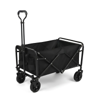 Bollerwagen Faltbar Schwarz Transportwagen
