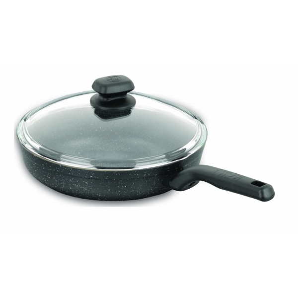 Bratpfanne Edelstahl Korkmaz Ornella 24 Cm Antihaftbeschichtung Induktion Schwarz