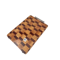 Premium Holzbrett Schachbrettmuster 40x28x3cm mit...
