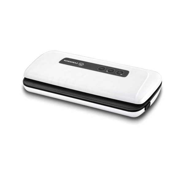 Korkmaz Freshy Vacuum Sealer elektrische Vakuumiermaschine kompakt aus Edelstahl